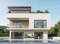 NOVA modern home design by Arcus Dein with natural materials